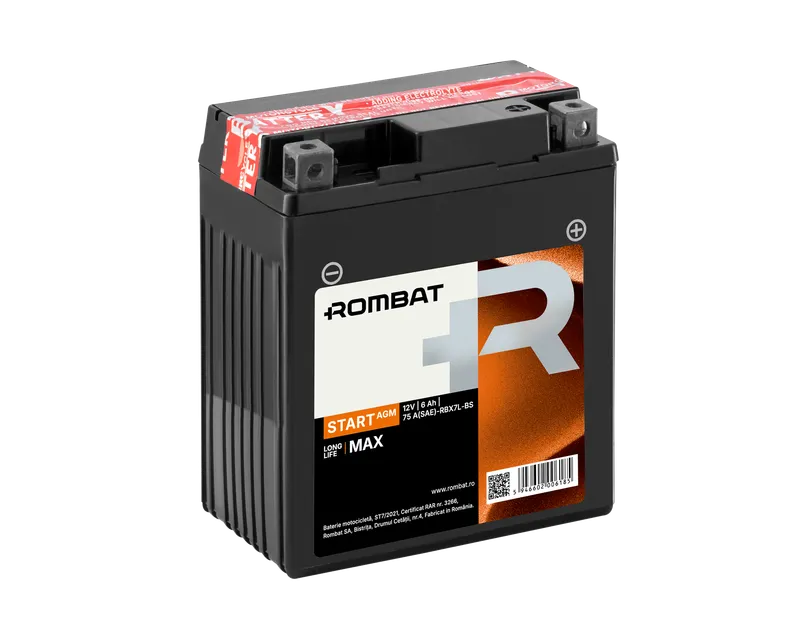 12V - 6AH 80A RBX7L-BS